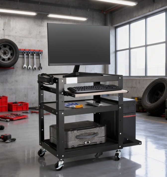 Mobile computer workshop cart.jpg