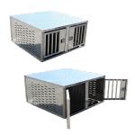 Aluminum hunting dog crates